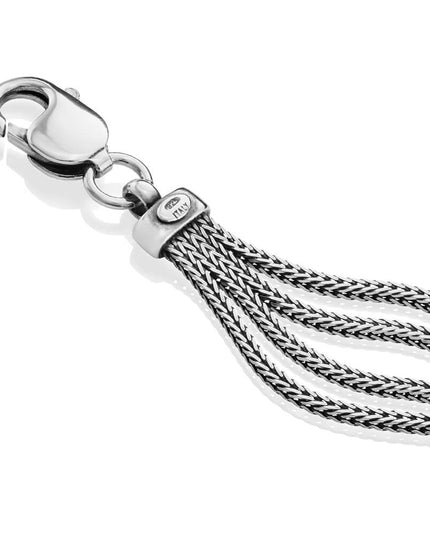 Venice Bridge Italian 925 Sterling Silver Bracelet – 7mm Wide, Lobster Clasp, Sizes 6–10, Made in Italy