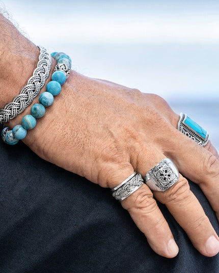 Silver Plait Cuff Bracelet – Solid 925 Sterling Silver Unisex Design