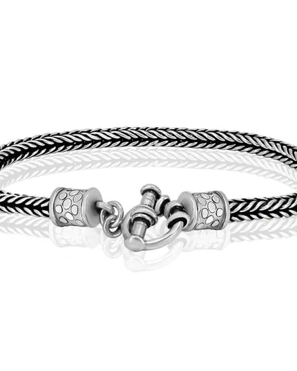 Charming Sterling Silver Bracelet – Solid 925 Toggle Clasp, Unisex, 3.5mm & 5mm (6.5–10”)