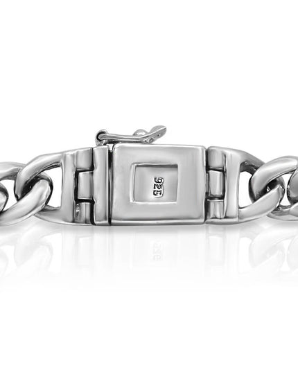 Elegant Chain Necklace – Solid 925 Sterling Silver Heavy Link Chain for Men