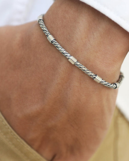 Rimini Style Italian 925 Sterling Silver Bracelet – 2.9mm Lobster Clasp, Made in Italy (7–10 Inch)