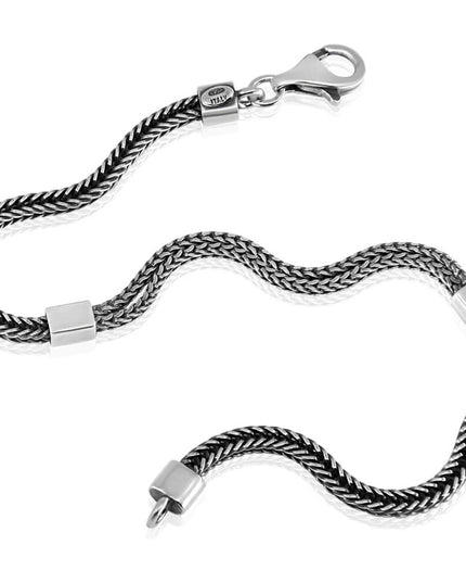 Venice Flow Italian 925 Sterling Silver Bracelet – 2.9mm Wide, Lobster Clasp, Sizes 7–9.5, Made in Italy
