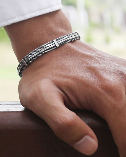 Classic Milan Italian 925 Sterling Silver Bracelet – 6.6mm Wide, Lobster Clasp, Sizes 7–10, Made in Italy