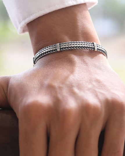 Classic Milan Italian 925 Sterling Silver Bracelet – 6.6mm Wide, Lobster Clasp, Sizes 7–10, Made in Italy