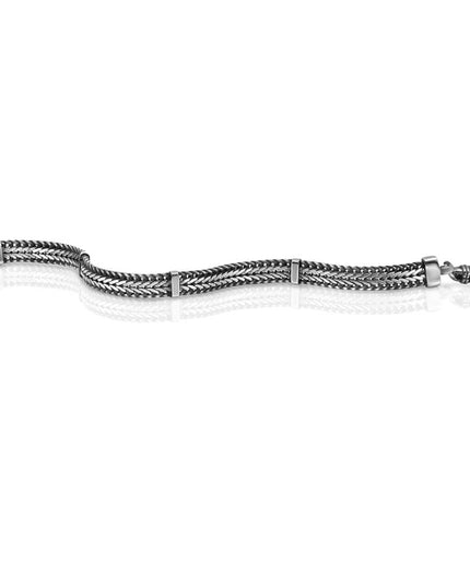 Classic Milan Italian 925 Sterling Silver Bracelet – 6.6mm Wide, Lobster Clasp, Sizes 7–10, Made in Italy
