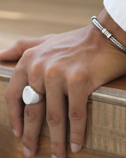 Bianco Ring – Italian 925 Sterling Silver with White Cubic Zirconia