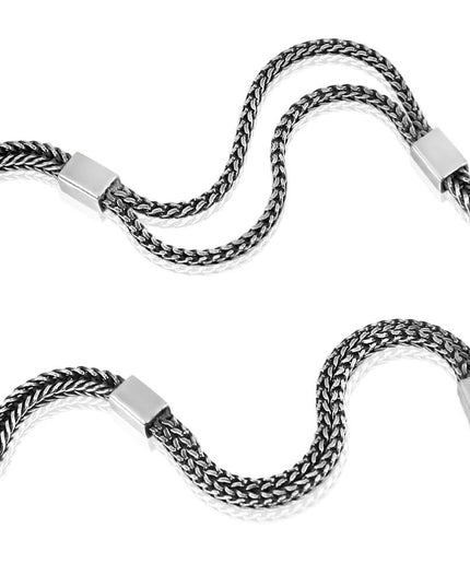 Venice Flow Italian 925 Sterling Silver Bracelet – 2.9mm Wide, Lobster Clasp, Sizes 7–9.5, Made in Italy