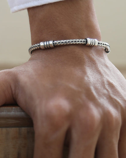 Capri Breeze Italian Sterling Silver Bracelet – Solid 925, 3.4mm, Lobster Clasp (7–10”)