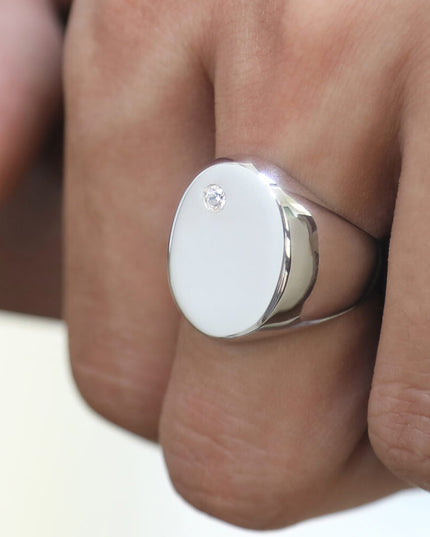 Bianco Ring – Italian 925 Sterling Silver with White Cubic Zirconia