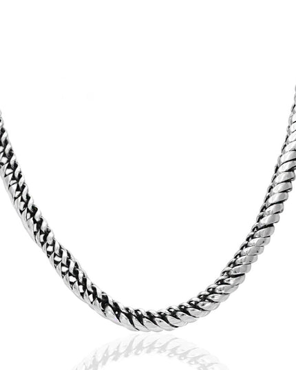 Snake Chain Necklace – Heavy 925 Sterling Silver Men’s Chain