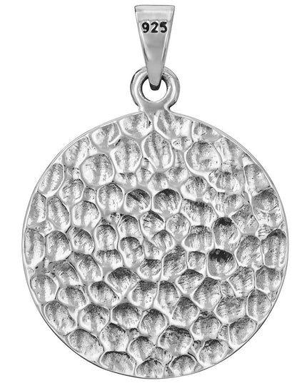 Sterling Silver Native American Chief Coin Pendant – Solid 925 (29.5mm, 14g)