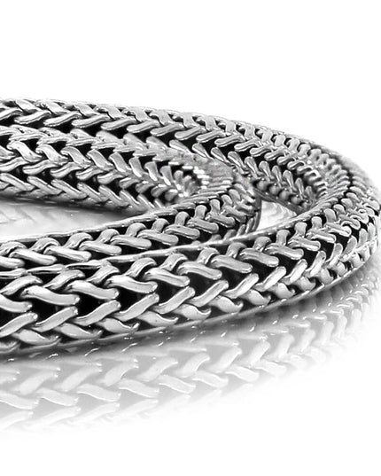 Sterling Lasso Necklace – Solid 925 Sterling Silver Chain for Men