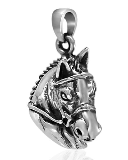 Horse Pendant – Solid 925 Sterling Silver Equestrian Jewelry