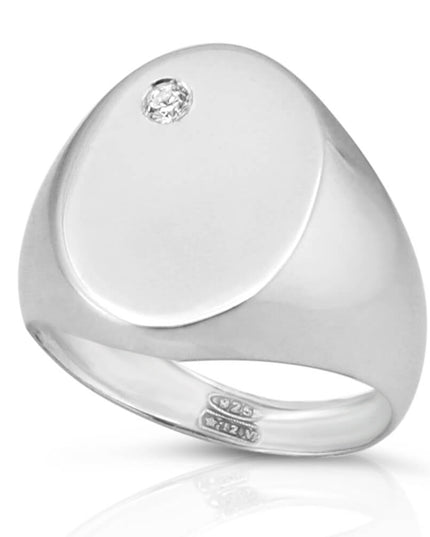 Bianco Ring – Italian 925 Sterling Silver with White Cubic Zirconia
