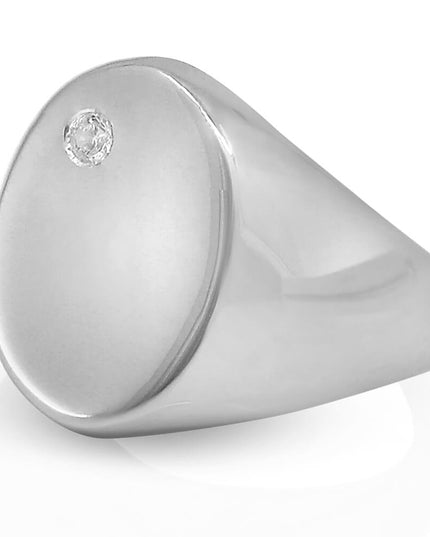 Bianco Ring – Italian 925 Sterling Silver with White Cubic Zirconia