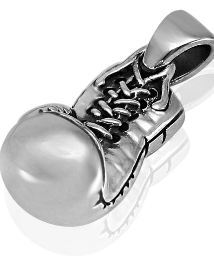 Sterling Silver Boxing Gloves Pendant – Solid 925, One Glove or Two Gloves