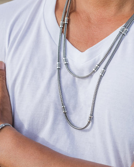 Capri Breeze Italian Sterling Silver Chain Necklace – Solid 925, 18"–30" with Lobster Clasp