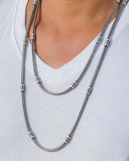 Capri Breeze Italian Sterling Silver Chain Necklace – Solid 925, 18"–30" with Lobster Clasp