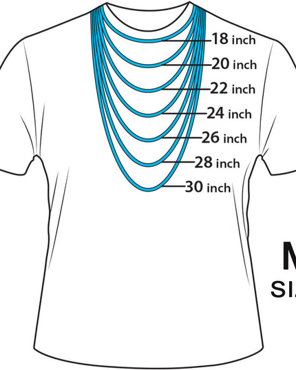 Sterling Lasso Necklace – Solid 925 Sterling Silver Chain for Men