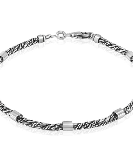 Rimini Style Italian 925 Sterling Silver Bracelet – 2.9mm Lobster Clasp, Made in Italy (7–10 Inch)