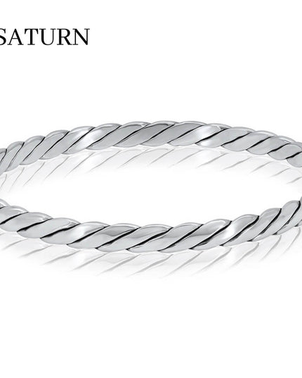 Silver Planets 925 Sterling Silver Women’s Bangles – Planet-Inspired Designs (Mercury, Venus, Mars, Jupiter, Saturn, Uranus, Neptune), Multiple Sizes