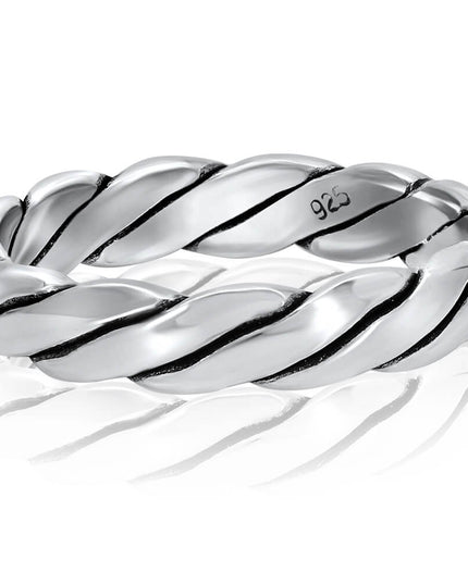 Saturn Ring 925 Sterling Silver Band – 5mm Width, 4–6g, Unisex Sizes 7–15