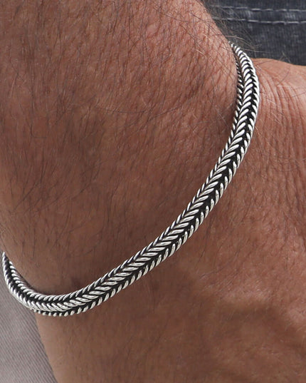 Charming Sterling Silver Bracelet – Solid 925 Toggle Clasp, Unisex, 3.5mm & 5mm (6.5–10”)