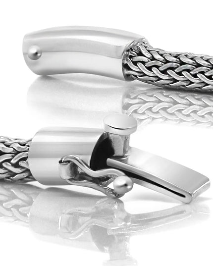 Sterling Lasso Necklace – Solid 925 Sterling Silver Chain for Men