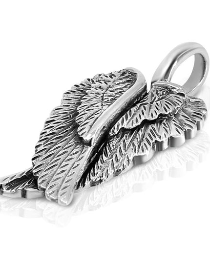 Angel Wings Pendant – Solid 925 Sterling Silver