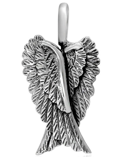 Angel Wings Pendant – Solid 925 Sterling Silver
