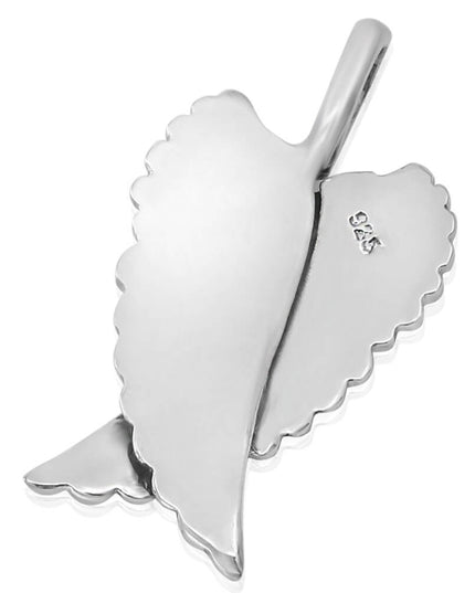 Angel Wings Pendant – Solid 925 Sterling Silver