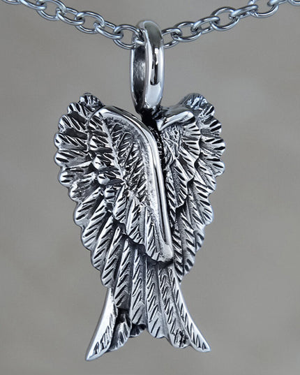 Angel Wings Pendant – Solid 925 Sterling Silver