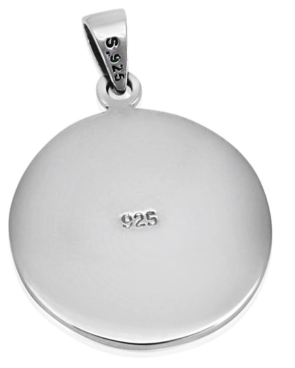 World Peace Pendant – 925 Sterling Silver, Multi-Religion Symbol, 23mm, Thai Handmade Jewelry