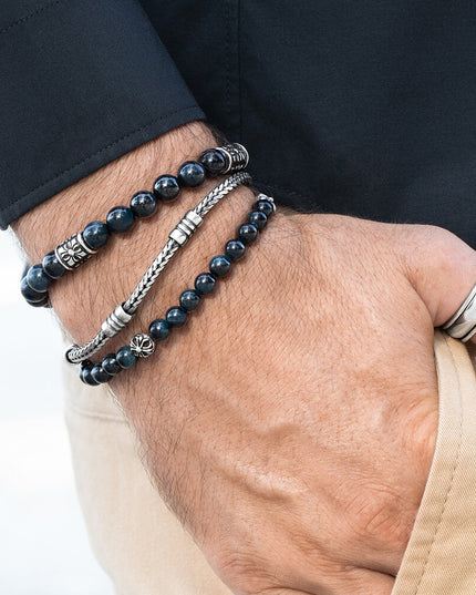 Capri Breeze Italian Sterling Silver Bracelet – Solid 925, 3.4mm, Lobster Clasp (7–10”)