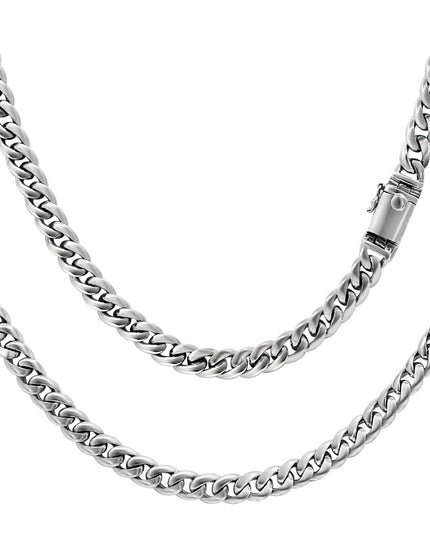 Elegant Chain Necklace – Solid 925 Sterling Silver Heavy Link Chain for Men