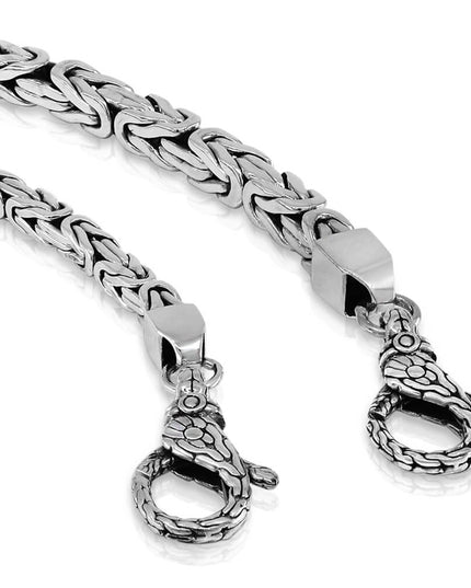 Silver Lobster 925 Sterling Silver Bracelet – 5mm & 7mm Options, Lobster Clasp, Sizes 6" & 6.5", Made in Thailand (Sale)