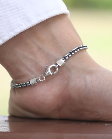 Venice Flow Italian 925 Sterling Silver Bracelet – 2.9mm Wide, Lobster Clasp, Sizes 7–9.5, Made in Italy