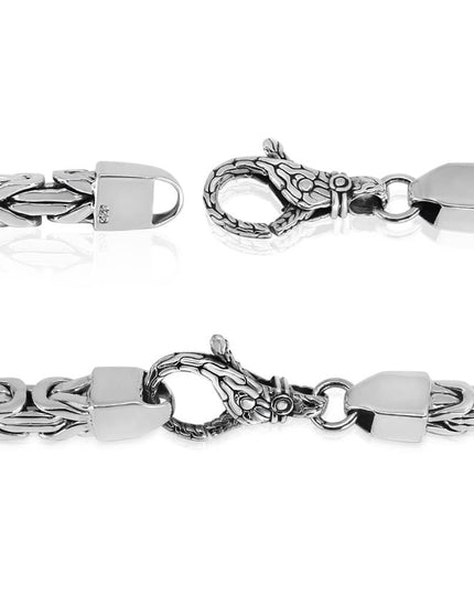 Silver Lobster 925 Sterling Silver Bracelet – 5mm & 7mm Options, Lobster Clasp, Sizes 6" & 6.5", Made in Thailand (Sale)