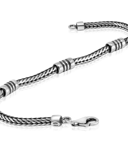 Capri Breeze Italian Sterling Silver Bracelet – Solid 925, 3.4mm, Lobster Clasp (7–10”)
