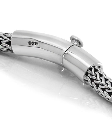 Sterling Lasso Necklace – Solid 925 Sterling Silver Chain for Men