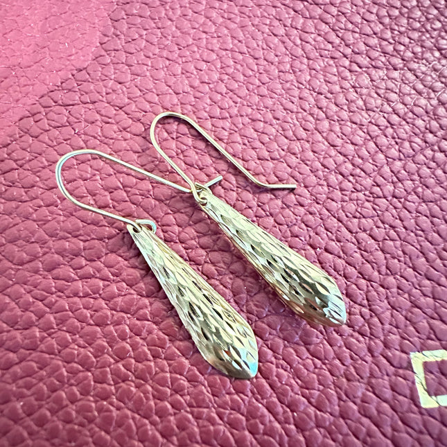 14K Gold Dangle Earrings