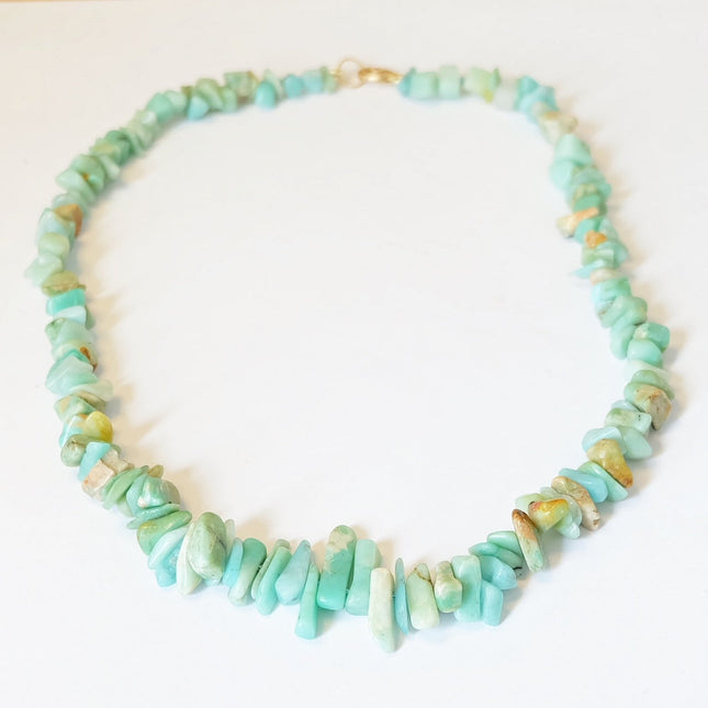 Amazonite Bead Necklace