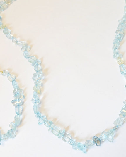 Aquamarine Tennis Necklace