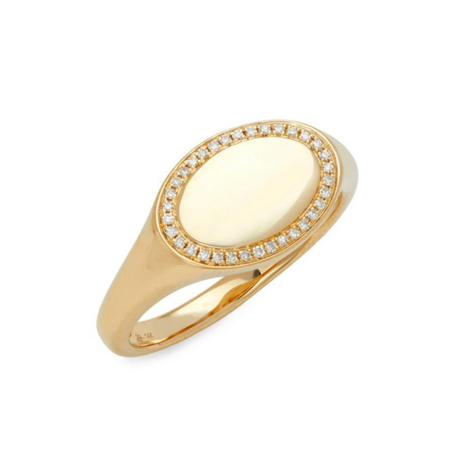 Diamond Signet Ring
