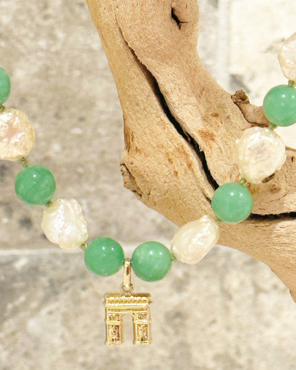 L'arc de Triomphe Charm - 18K Gold