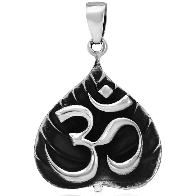 Om on Leaf