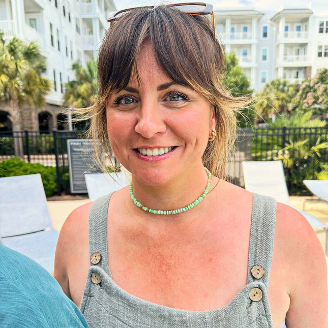 Green Opal Candy Necklace