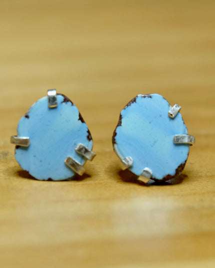 Golden Hills Turquoise Stud Earrings