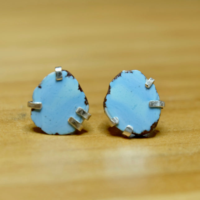 Golden Hills Turquoise Stud Earrings