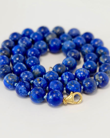Lapis Bead Necklace